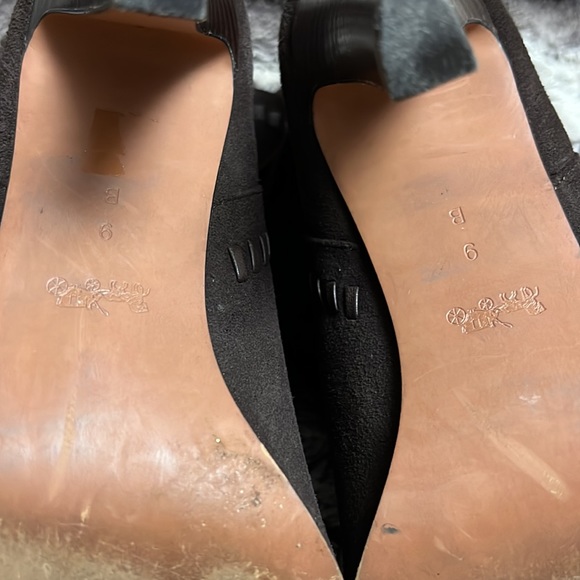 Coach Brown Suede Jessie Booties - Picture 8 of 9